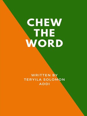 cover image of CHEW  THE WORD